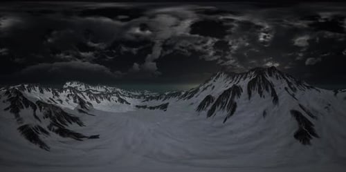 VR 360 Norway Mountains Severe Landscape