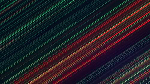Abstract Digital Lines Flowing Background