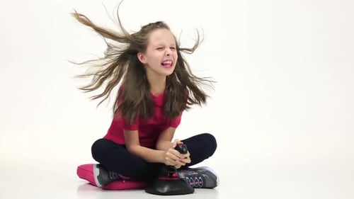 Person Hand on Mouse, Black, Side View