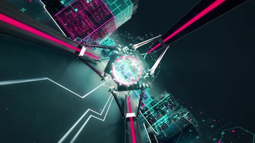 Mining with Digital Technology Concept