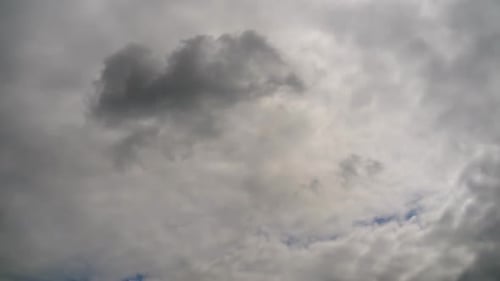 Dramatic Clouds Time Lapse Overhead