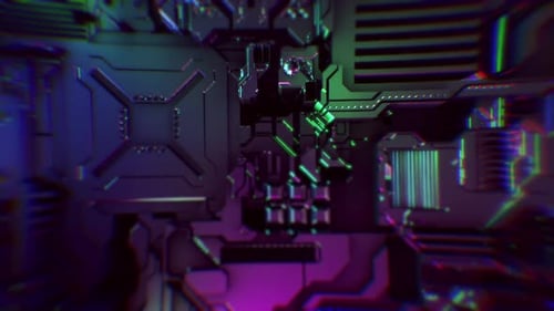 Circuit Board Background Loop 3