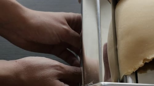 Making Pasta with a Pasta Roller Machine