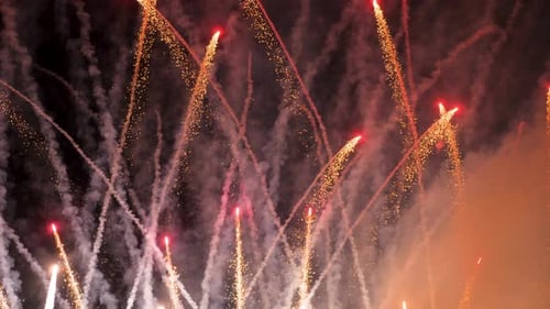 New Year Fireworks Background Holiday Pattern Sparkles