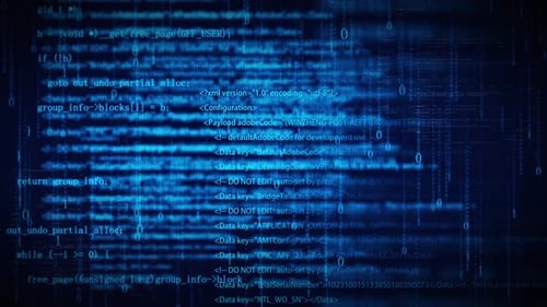 Réseau informatique, Big Data, Code, code, technologie de l'information