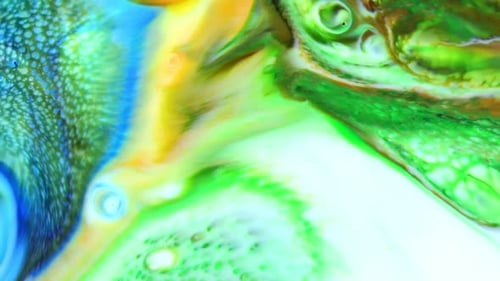 Abstrakte, leuchtende Farben