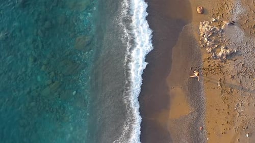 Man Enter the Water Turkey Alanya