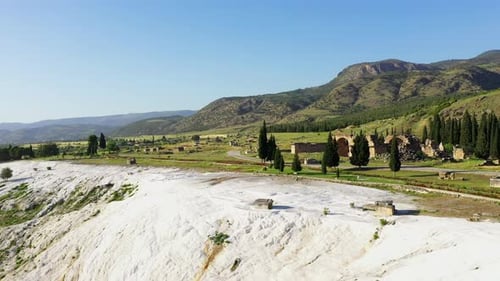 Ruínas antigas de Hierapolis.