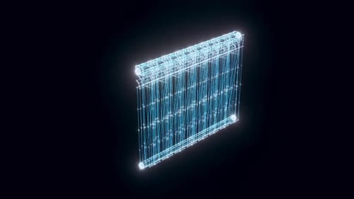 Holograma do radiador rotativo 4k