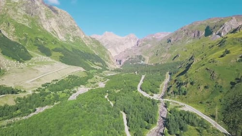 Summer mountain landscape