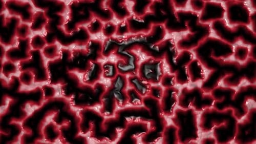 Abstract Texture of Intricate Red Fluid