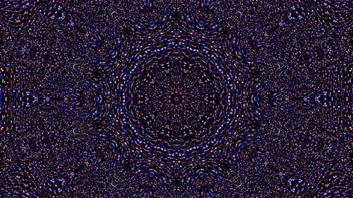mouvement ondulatoire en forme de cercle, coloré, sur fond noir
