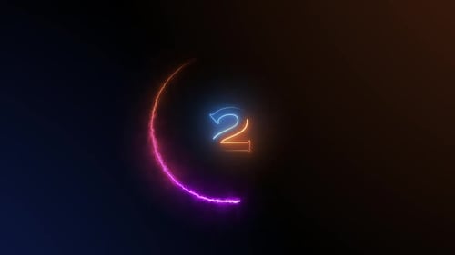 Fondo de cuenta atrás de 10 segundos HD