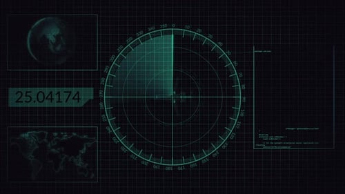 Fond d'écran radar de l'avion