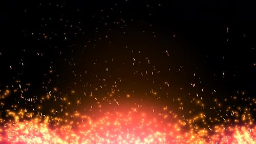 Feuer Funken Motion Loop-Hintergrund