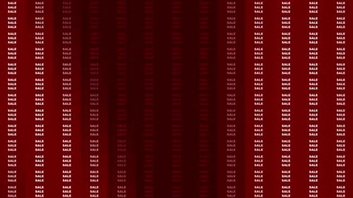 Animation of the Word Sale Zoom Effect