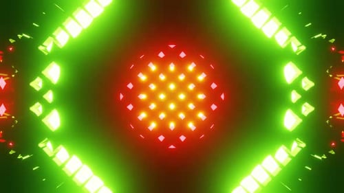 Bright Neon Equalizer 4K