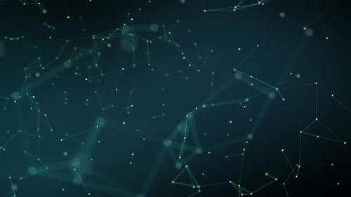 Abstract Digital Network Connections Background Loop