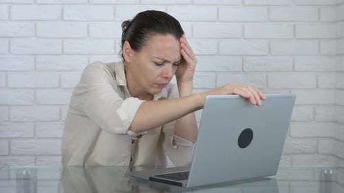 Woman's freelancing work.