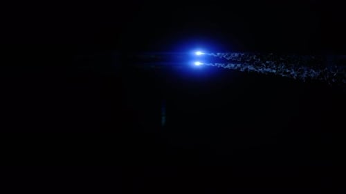 Lichtfleckenbewegung mit Linien- und Punktverbindungs-Polygon 00718