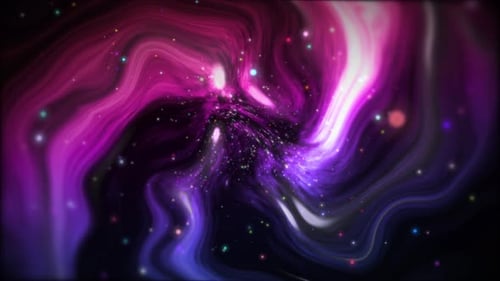 Vibrant Swirling Fluid Particles Abstract Background