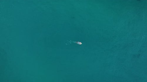 Sea Texture Aerıal Vıew 4 K Turkey Alanya