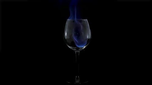 Fire Ignites in a Glass