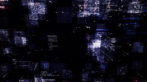 Digitale Programmcodes bewegen sich asymmetrisch