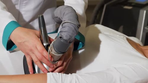 Woman Receiving LPG Massage Treatment