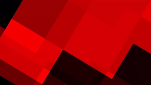 Abstract Red Geometric Shapes Dynamic Background Transition