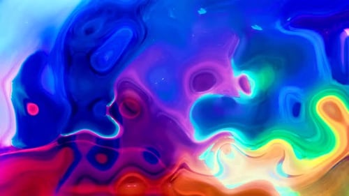 Vibrant Fluid Abstract Liquid Flowing Background Animation