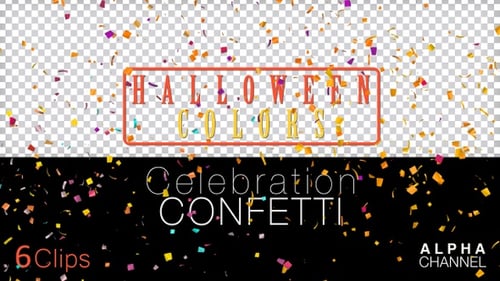 Halloween-Partikel für