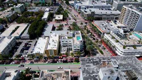 Miami Beach City Drone Flying 1
