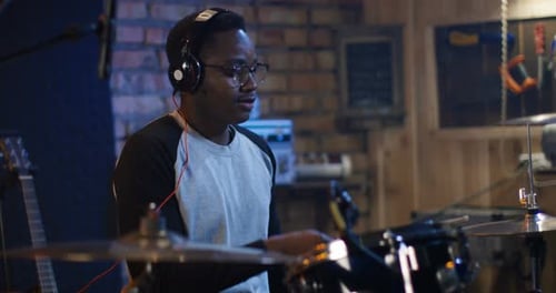 Young Men Drumming
