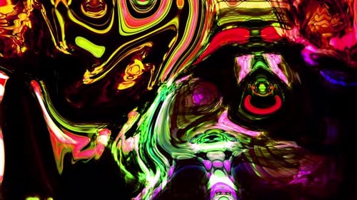Vibrant Abstract Liquid Flow Background Animation