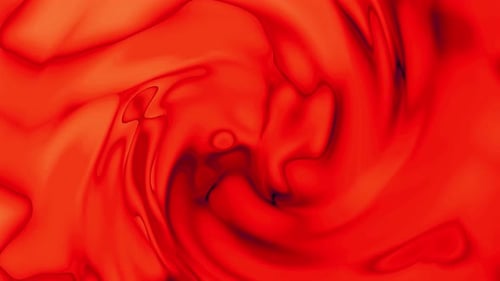 Abstract Red Fluid Swirl Seamless Loop Background