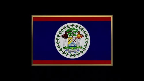 Belize 3D-Flagge
