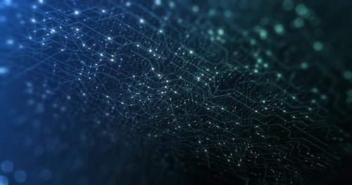 Abstract Circuit board. Electronic computer hardware technology.