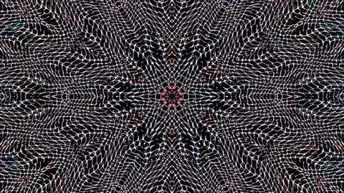 abstract lines colorful light color shining dots round shape black background