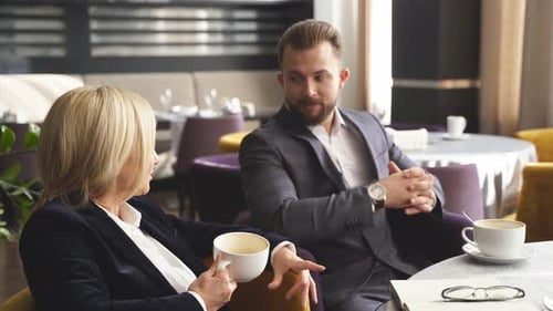 Business Meeting at Urban Cafe