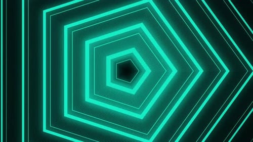 Abstract Green Tunnel Background