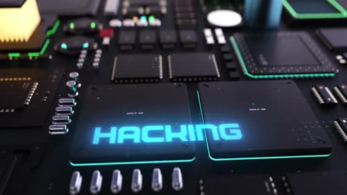 hackear o cabeçalho no fundo de um chip com muitos processos.
