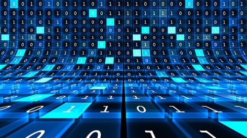 Binary Code Digital Background