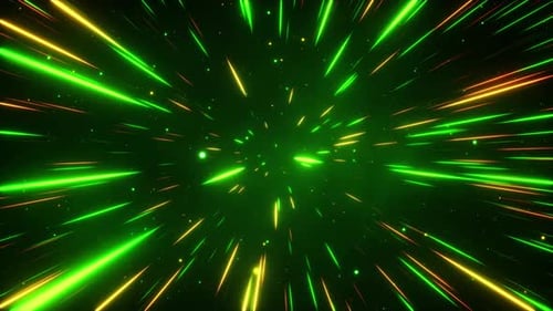 Hyperspace Jump in Outer Space