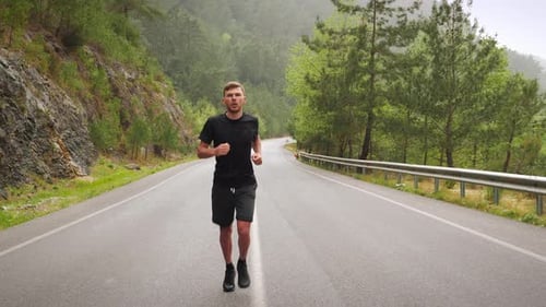 Correr y trotar hombre