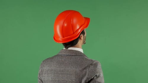 Disappointed Engineer Rubbing His Neck 1080p