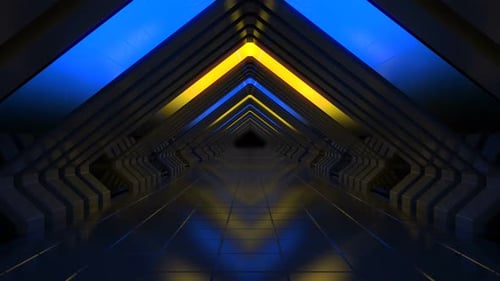 Circuito de túnel de luces