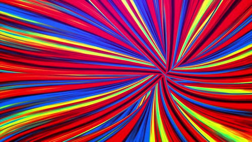 Rainbow Colored Ribbons Background