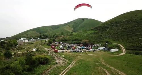 Paragliding in the Mountains