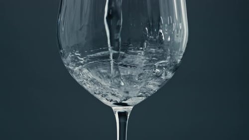 Water Being Poured into Glass